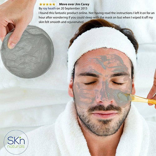 Clay Face Mask for Reducing Fine Lines & Wrinkles - 100% Natural Facial Mask with Collagen - Hydrating, Moisturising & Pore Reducing for Dry or Ageing Skin - Face Mask for Women, Men & All Skin Types
